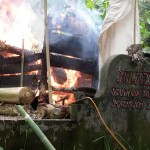 Cremation ceremony in Lombok, 
